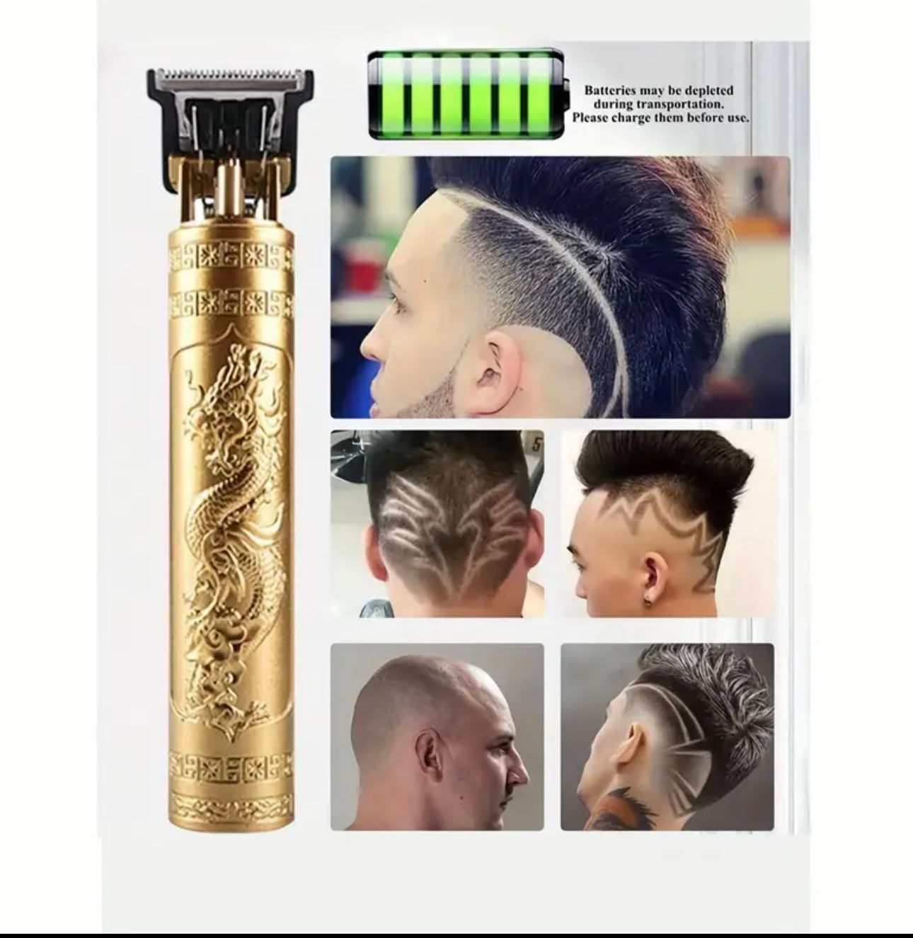 1PC Golden Dragon USB Electric Hair